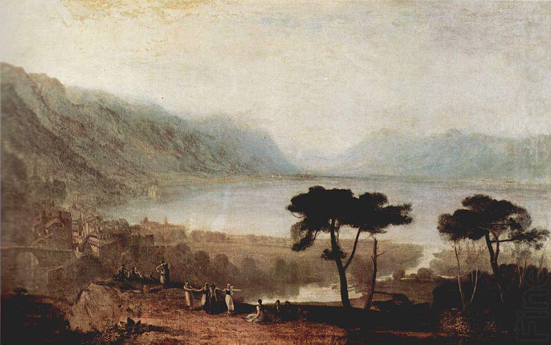 Joseph Mallord William Turner Der Genfer See von Montreux aus gesehen china oil painting image